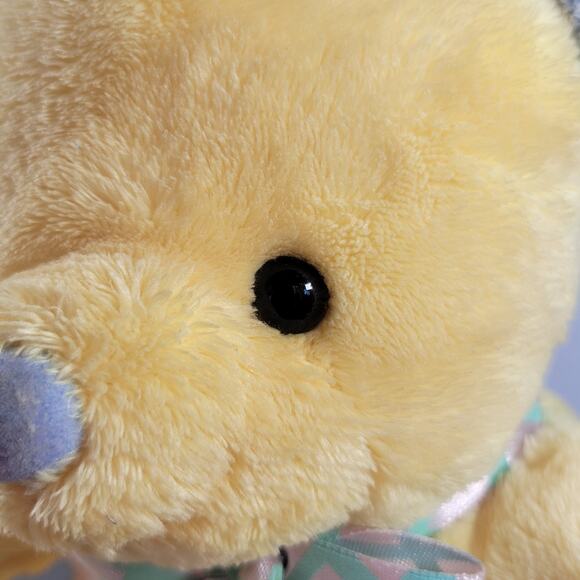 Carters Yellow Blue Baby Bear Plush 8" w/ Mini Bear Musical Lullaby Stuffed Toy - Picture 5 of 15